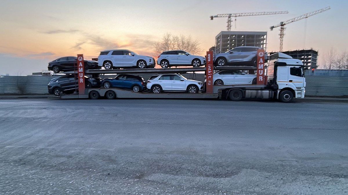 Междугородняя перевозка на специализированном автовозе